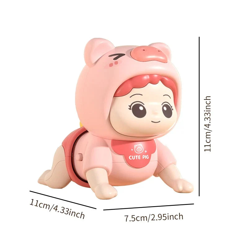 Crawling Baby Guide Toy Newborn Sensory Toys Music Aid
