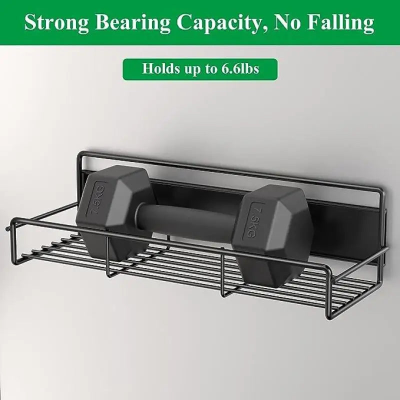 Magnetic Spice Rack Organizer - Household Organizers for Kitchen, Metal Fridge Shelf, 2-Piece Kit