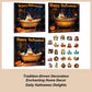 Countdown Halloween Calendar 24 Acrylic Ghosts Decor