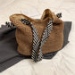 Straw2026 Edition Beach Bag - Large Capacity Woven Tote With Knot Shoulder Straps, Summer