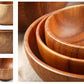 Wooden Acacia Bowl Japanese Style Salad Bowl Ramadan