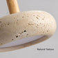 LED Japandi Pendant Lamp Yellow Stone Wabi Sabi Ambient Design