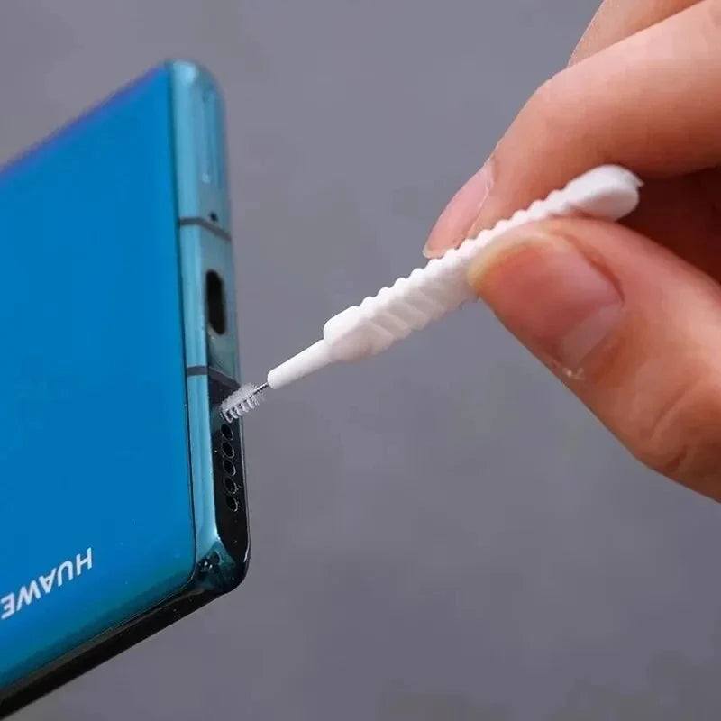 Speaker Phone & Charging Port Cleaning Kit - Dust Plugs & Earphone Brush for iPhone and Android