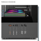ITX Mini PC Case 240mm Water Cooling MicroATX Chassis