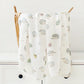 Muslin Bamboo Swaddle Blanket 120x120 Cm Floral Newborn Bedding Fall 2025 Breathable Eco Friendly Baby Gift