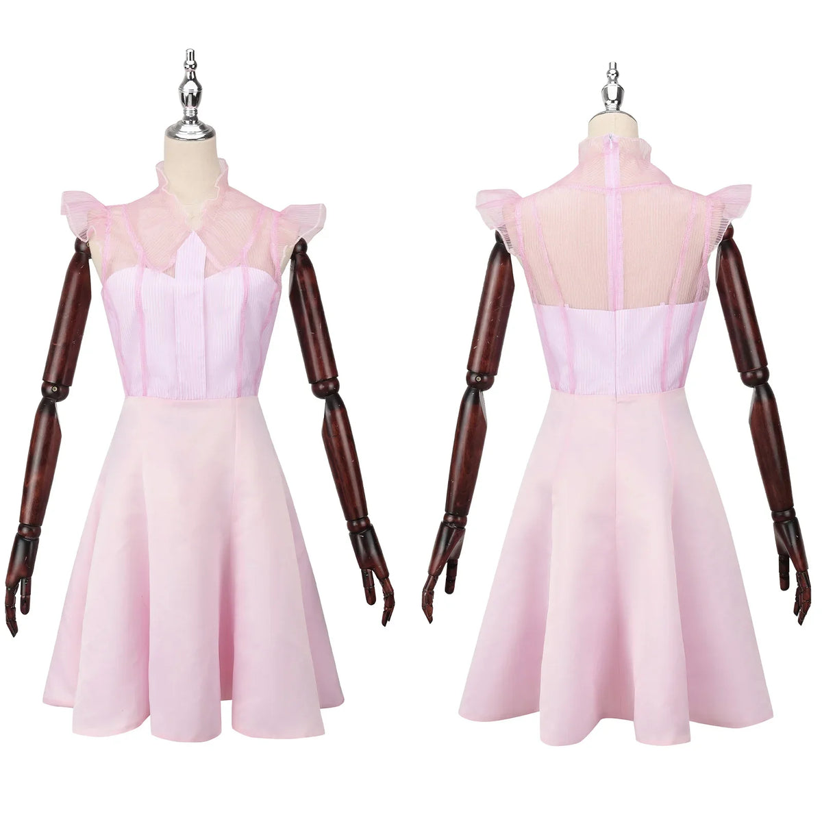 Glinda2025 Edition Witch Pink Cosplay Dress Halloween Party