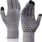 Gloves Winter Thermal Knit Touchscreen Outdoor Running Cycling Driving 2026 Winter Essentials Gift