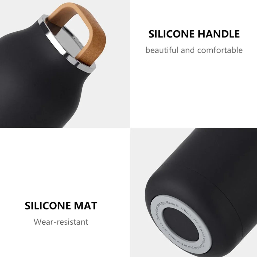 Water Travel Bottle 350ml 304 Stainless Steel Vacuum Thermos Flask Fall 2025 Insulated Leakproof On The Go