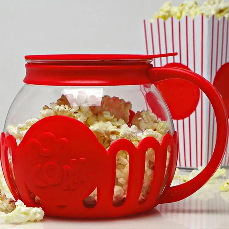 Microwave Popcorn Maker 2.25 Quart Silicone Popcorn Bowl Movie Night 2025 Simple Healthy Snack