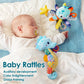 Plush Giraffe Baby Rattle Hanging Plush Newborn Sensory Toys