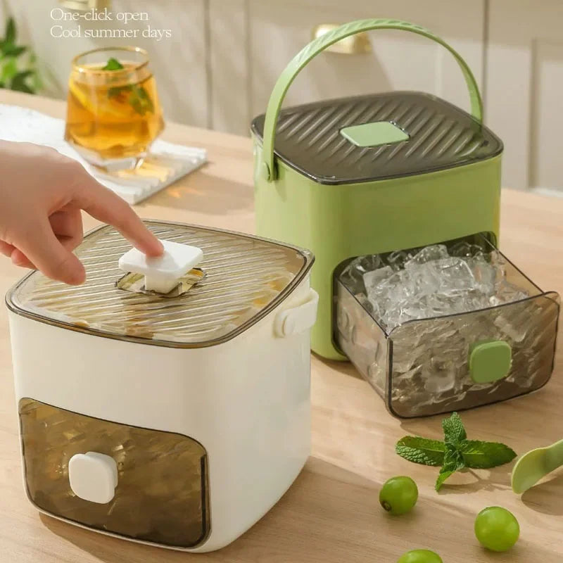 Eco-Friendly, Summer 2026 – 48-Grid Ice Cube Tray Reusable One-Touch Release Ice Maker