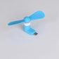 Type-C Compact Fan Flexible Bendable Fan For Laptop AC Charger Travel-Friendly Mini Fan Summer Gadget
