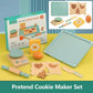 Wooden Kids Coffee & Cookie Maker Toy Kit - Educational Pretend Play Kitchen Gift for Boys & Girls