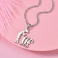 Mother's Day Gift Children Family Stainless Steel Jewelry – Silver Stainless Steel Mother & Kids Pendant Necklace