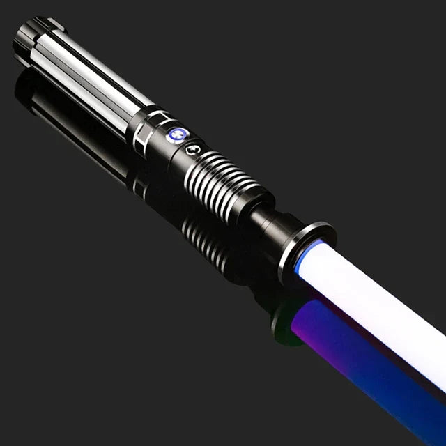 Lightsaber RGB Metal Hilt Sword Toy Cosplay 2025 Collectible Prop Battery-Powered Flashing LED Gift