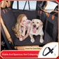 Water-Resistant Pet Car Seat Cover - Anti-Slip Scratch-Proof Hammock Back Seat Protector for Dogs