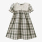 Plaid Grid, Floral, 100% Cotton, Summer Casual Wear – Plush Unisex Kids’ Matching Outfits