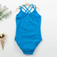 durable double-strap camisole, cross-back, cotton, gymnastics and ballet training – Breathable girls' leotard