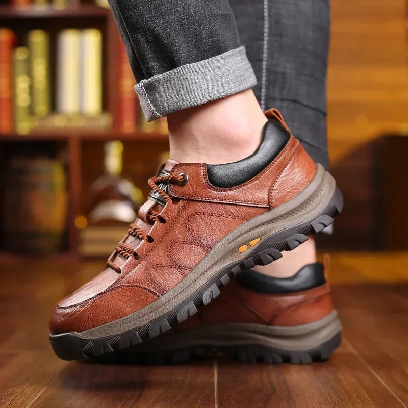 Men's Street Trendy Running Shoes - Anti-Slip Large Size Casual Sneakers