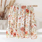Muslin Bamboo Swaddle Blanket 120x120 Cm Floral Newborn Bedding Fall 2025 Breathable Eco Friendly Baby Gift
