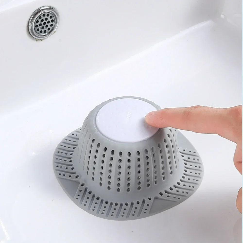 Hair Drain Catcher Collapsible Drain Protector For Bathtub Sink Shower Drains Spring Cleaning 2026 Keeps Drains Clear