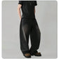 Men's Oversized Wide Leg Jeans - Baggy Straight Cotton Blend