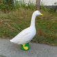 Goose2026 Edition Garden Statue 18cm White Outdoor Decor Landscape Animal Figurine Gift Spring