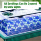 High Dome Seed Starter Trays with LED Grow Lights - 80 Cells, Smart Timer, Garden Tools for Household Gardening