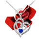Rose Eternal Gift Box with Heart Necklace for Women - Birthday, Wedding Gifts for Mom, Girlfriend