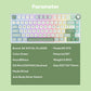 Keyboard Mechanical R75 Gasket 80Key RGB Hot Swap Spanish