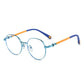 Anti Blue Light Glasses For Kids Timeless Metal Frame Eyewear Back To School 2026 Eye Protection