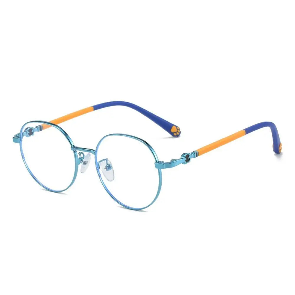Anti Blue Light Glasses For Kids Timeless Metal Frame Eyewear Back To School 2026 Eye Protection