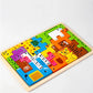 Animal Montessori Characters Wooden Transportation Puzzle Toy