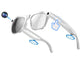 AI 4K Smart Camera Glasses Photochromic Travel Handsfree
