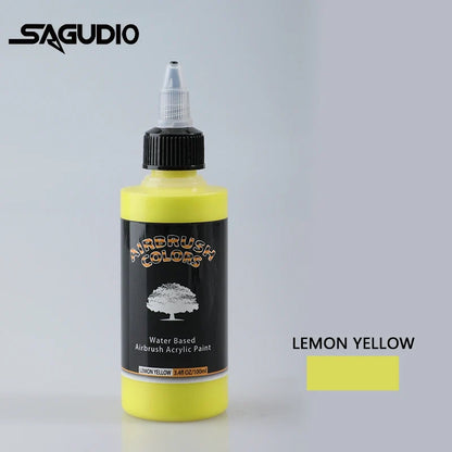 Airbrush2026 Edition Acrylic Paint Matte Inks Water Based Simple to Clean 32 Color Kit 100ml Bottles For Model Hobby TikTok Viral Craft Trend