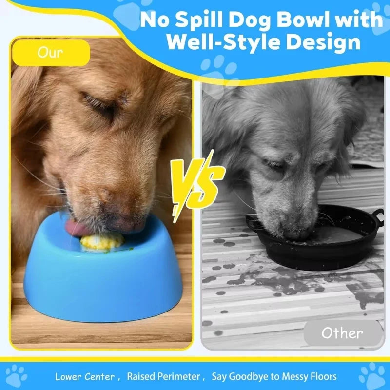 Ball-Shaped Lick Mat Anti-Choke Design, Pet Feeding Gift 2026 – Anti-Slip Slow Feeder Dog Bowl