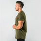 short sleeve, cotton blend, for workout & casual wear – Breathable slim fit men's gym t-shirt