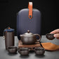 Purple Clay Travel Tea Kit Travel-Friendly Kung Fu Teaware