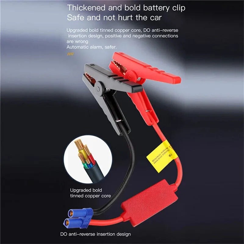 Car2025 Edition Jump Starter 20000mAh 12V Travel-Friendly Battery Booster With USB Port Road Trip Ready