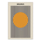 Contemporary Bauhaus Patterned Wall Art Prints Three Piece Kit