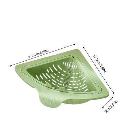 Sink Magnetic Drain Basket Triangle Stainless Steel For Vegetables And Fruit Drainage Eco Friendly Kitchen Organizer