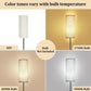 Japandi  Contemporary Floor Lamp With Fabric Shade Stepless Dimming