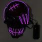 Glowing LED Skull Mask Full Face Halloween 2025 Cosplay