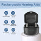 Hearing Aid Battery-Powered Digital BTE With Flexible Volume Travel-Friendly Senior Sound Amplifier