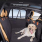Water-Resistant Pet Car Seat Cover - Anti-Slip Scratch-Proof Hammock Back Seat Protector for Dogs