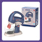 Pretend Kitchen Playset - Motor-Driven Vacuum, Juicer, Washing Machine & Water Sweeper Toys for Kids