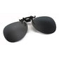 Clip-On2026 Edition Sunglasses Polarized UV400 Night Vision Driving Glasses Square Clip-Ons Anti-Glare Vintage Style