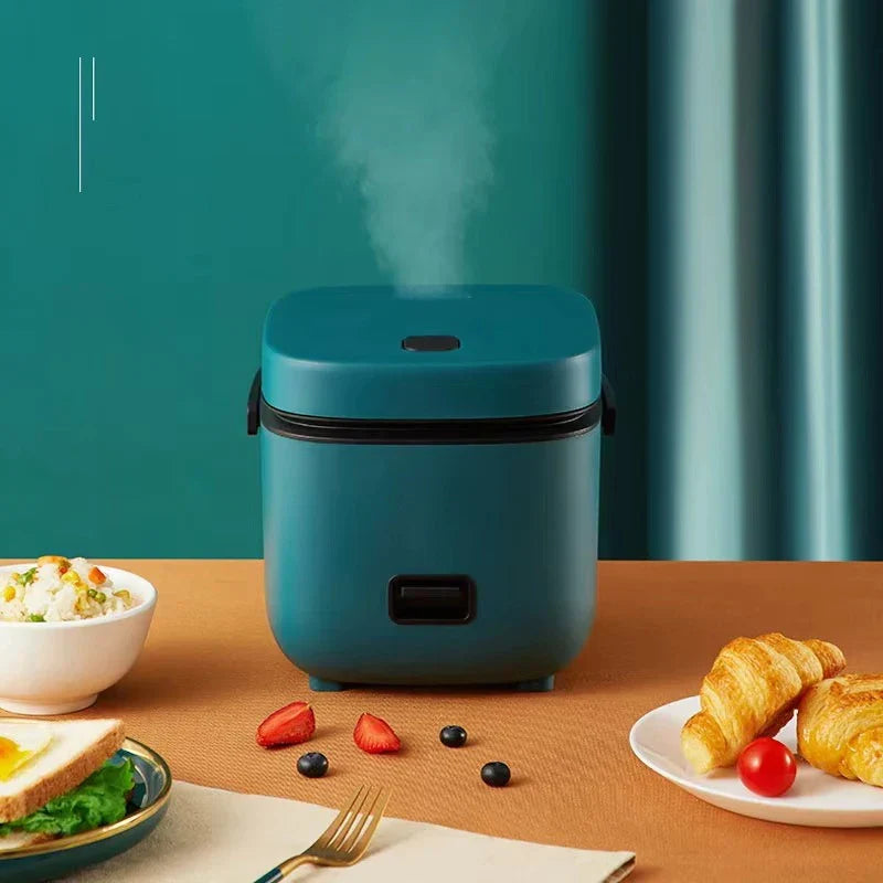 Rice Cooker 1.2L Mini Automatic Motor-Driven Rice Cooker Compact Capacity 1-2 Servings Back To School 2025 Nonstick