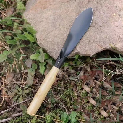 Manganese Steel Garden Tools Flat Shovel - Multi-Use Digging Device for Wild Vegetables and Flowers