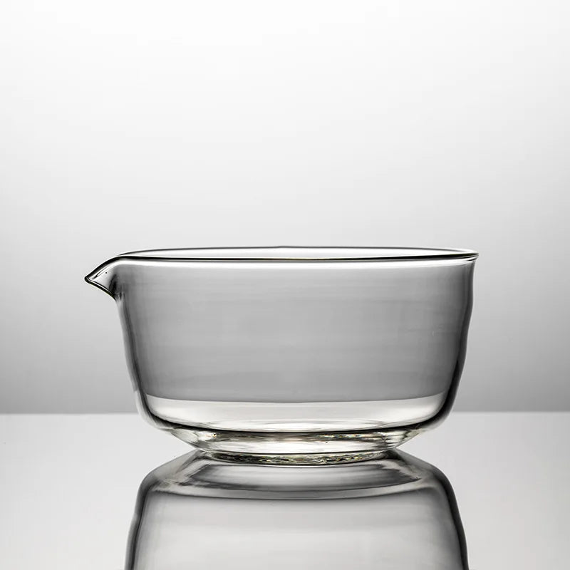 Mixing Matcha Bowl Glass Pouring Spout Japanese Tea